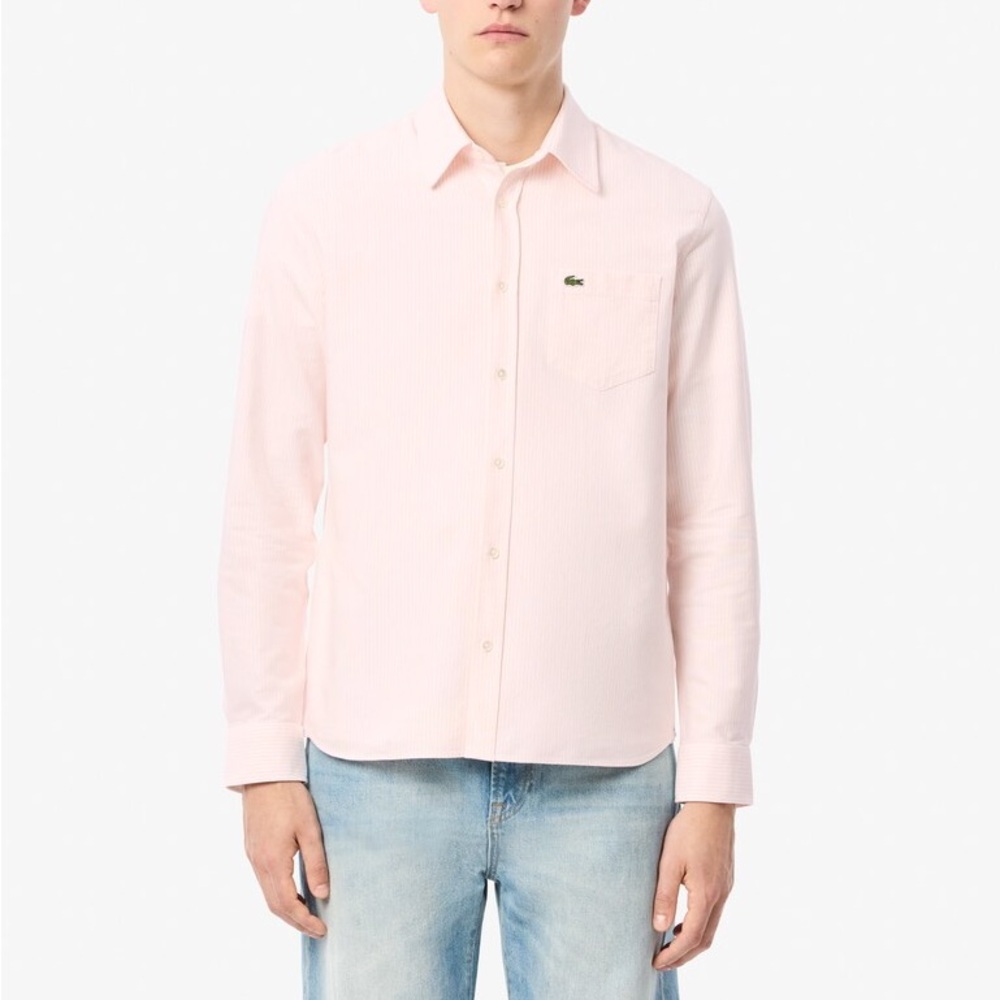 Lacoste Stripped Oxford Button Down